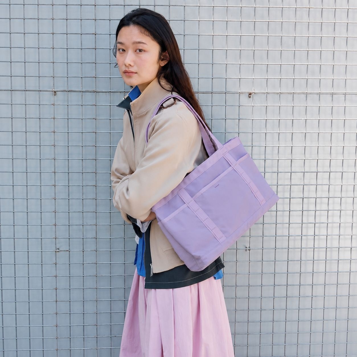 [인플PICK] Stacey Daytrip Light Shopper M (ALL)[Brown-8/25예약배송]