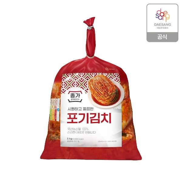 종가 포기김치 5kg