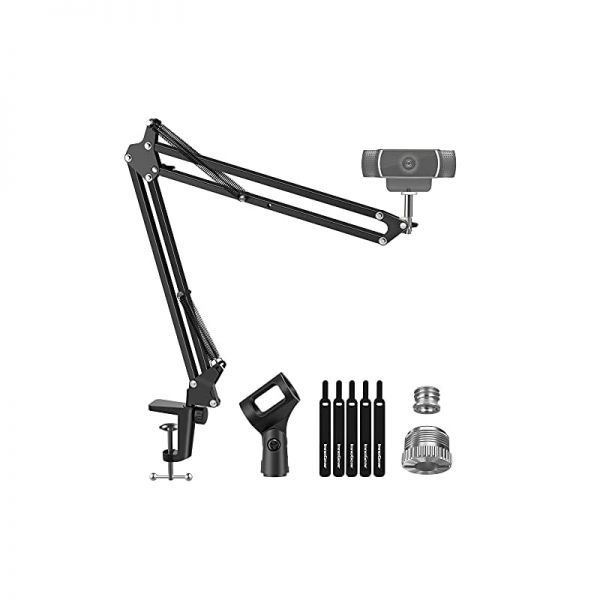 InnoGear [해외] InnoGear 웹캠 스탠드 Logitech 로지텍 BRIO 4K C920 C920S C922 C922x C925e C930 NexiGo N60 웹캠용 붐 암 마운트 Blue Yeti Snowball Nano