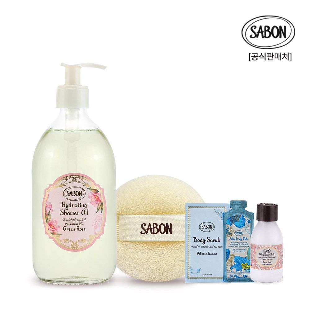 하이드레이팅 샤워오일 그린로즈 500ml (바디워시/샤워젤)