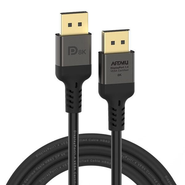 (현대Hmall) 아트박스/아트뮤 VESA 인증 DP to DP 1.4 8K DisplayPort 케이블 메탈 1m