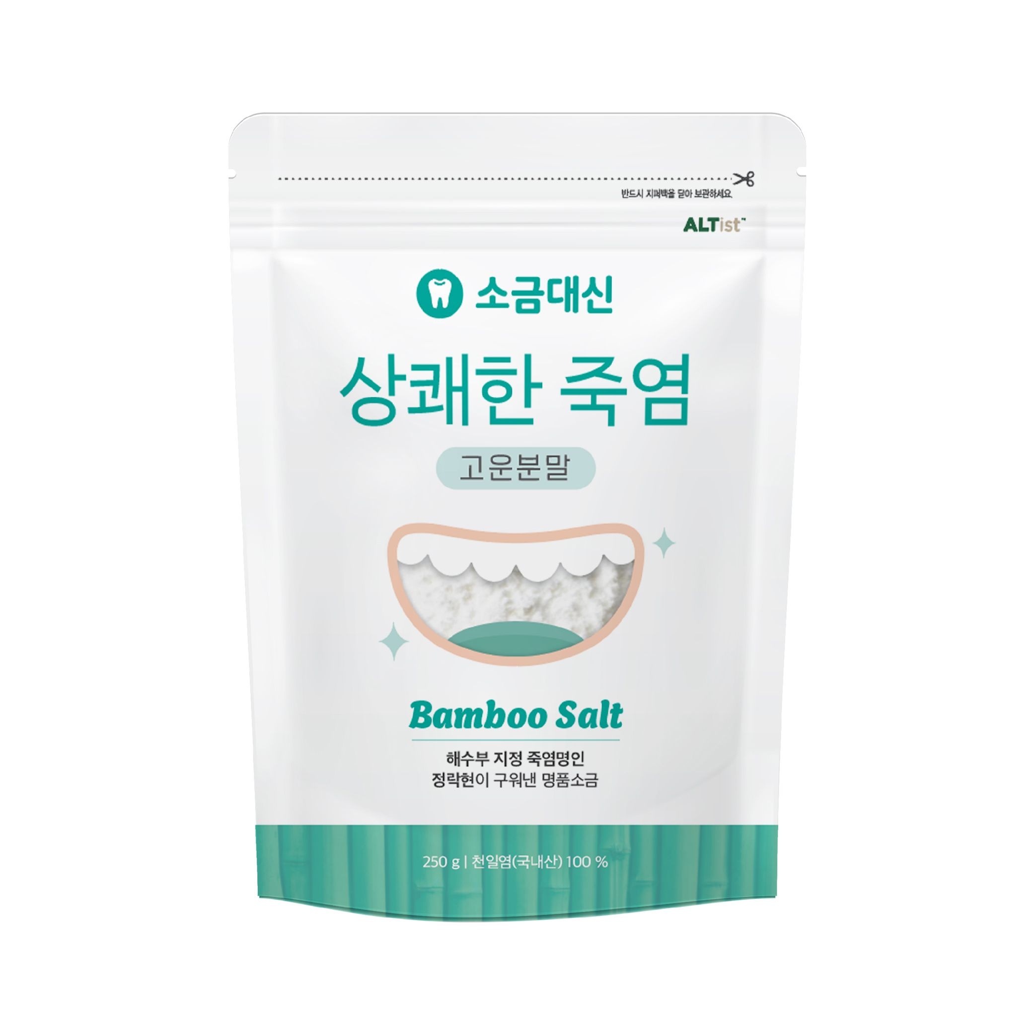 알티스트 소금대신 상쾌한 죽염 고운분말 250g, 1개