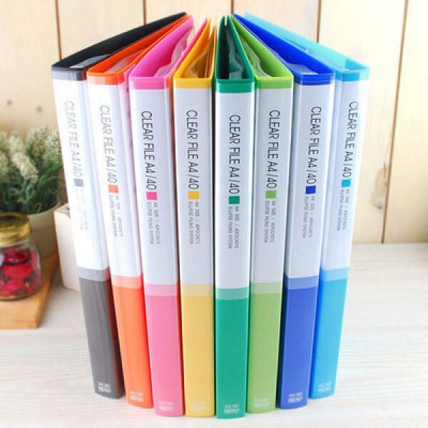 (현대Hmall) 아트박스/틱톡 Color Clear File 40 / 컬러 클리어파일 40