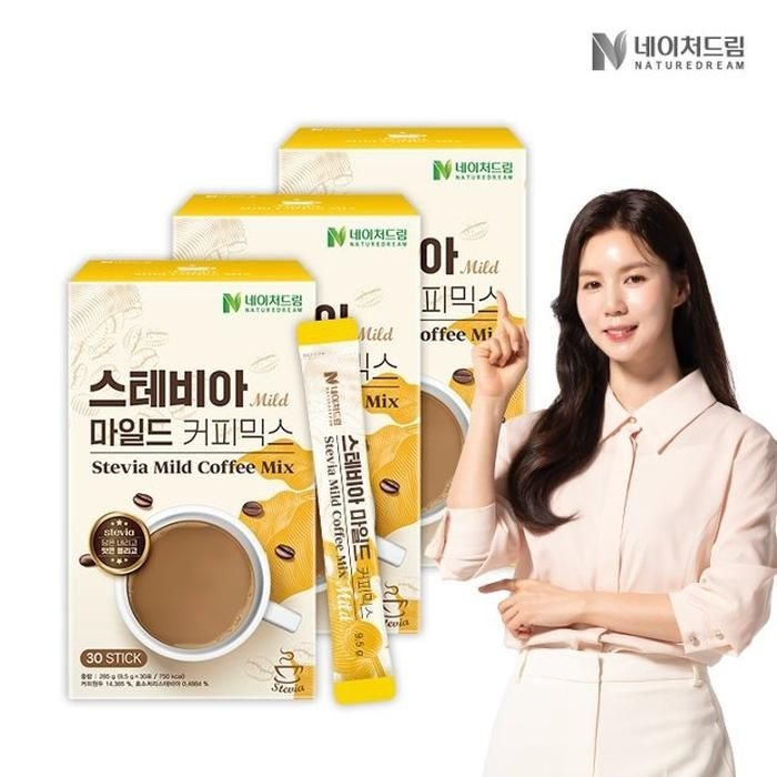 [네이처드림] 제로슈가 스테비아 믹스커피 3박스