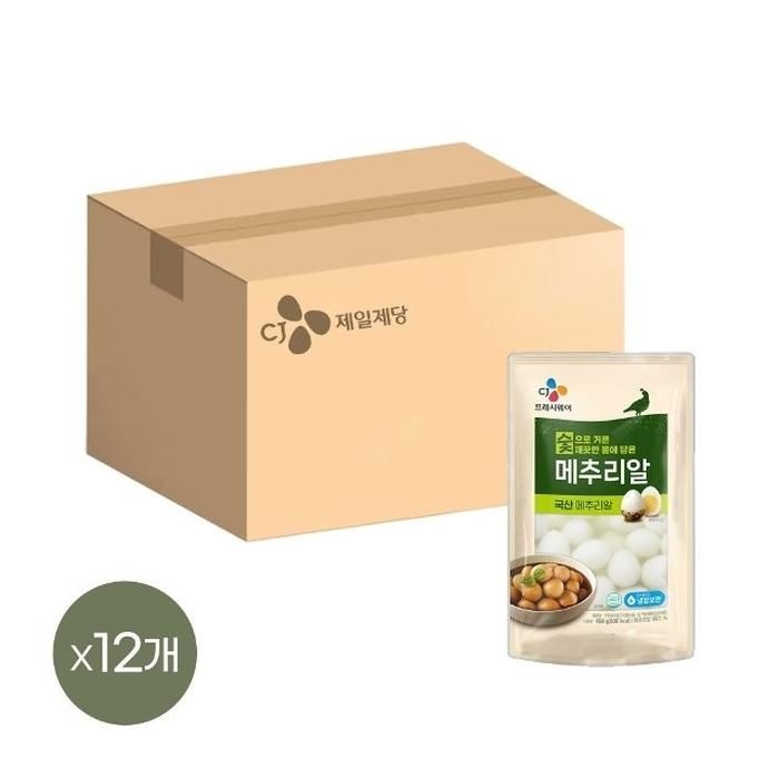 CJ 깐메추리알 450g x12개