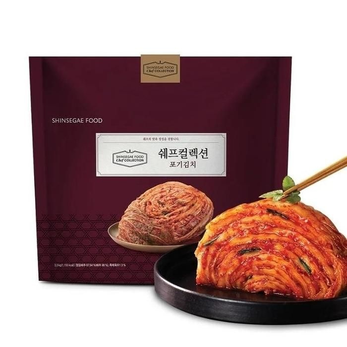 [신세계푸드] 쉐프컬렉션 포기김치 3.3kg x 2팩