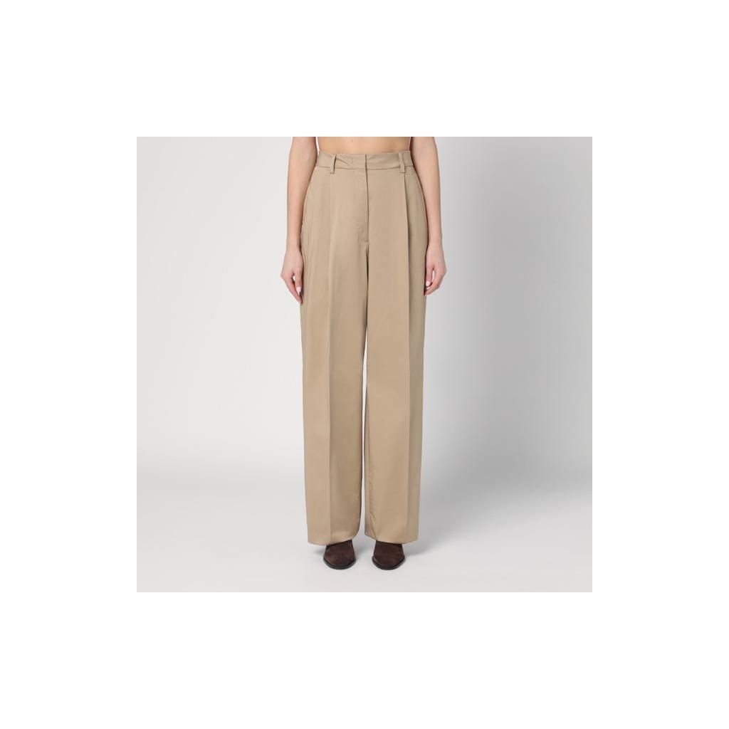[해외] TheLatest Wide sand coloured Axel trousers TLW03104T0194ABTP/XI_LATES-T0170_102-46 Beige  [관부가세포함]