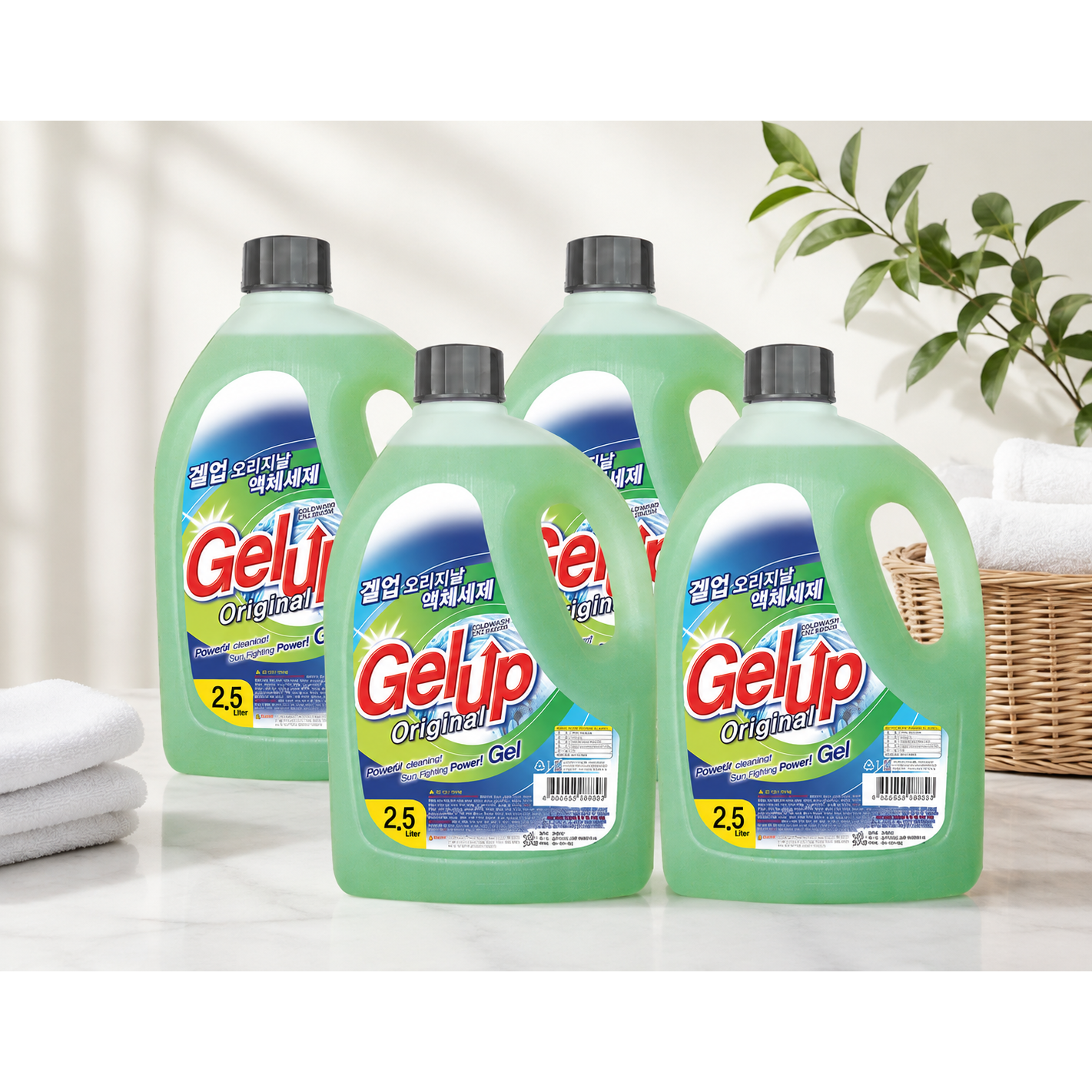 겔업 고농축 액체세제 2.5L x 4개