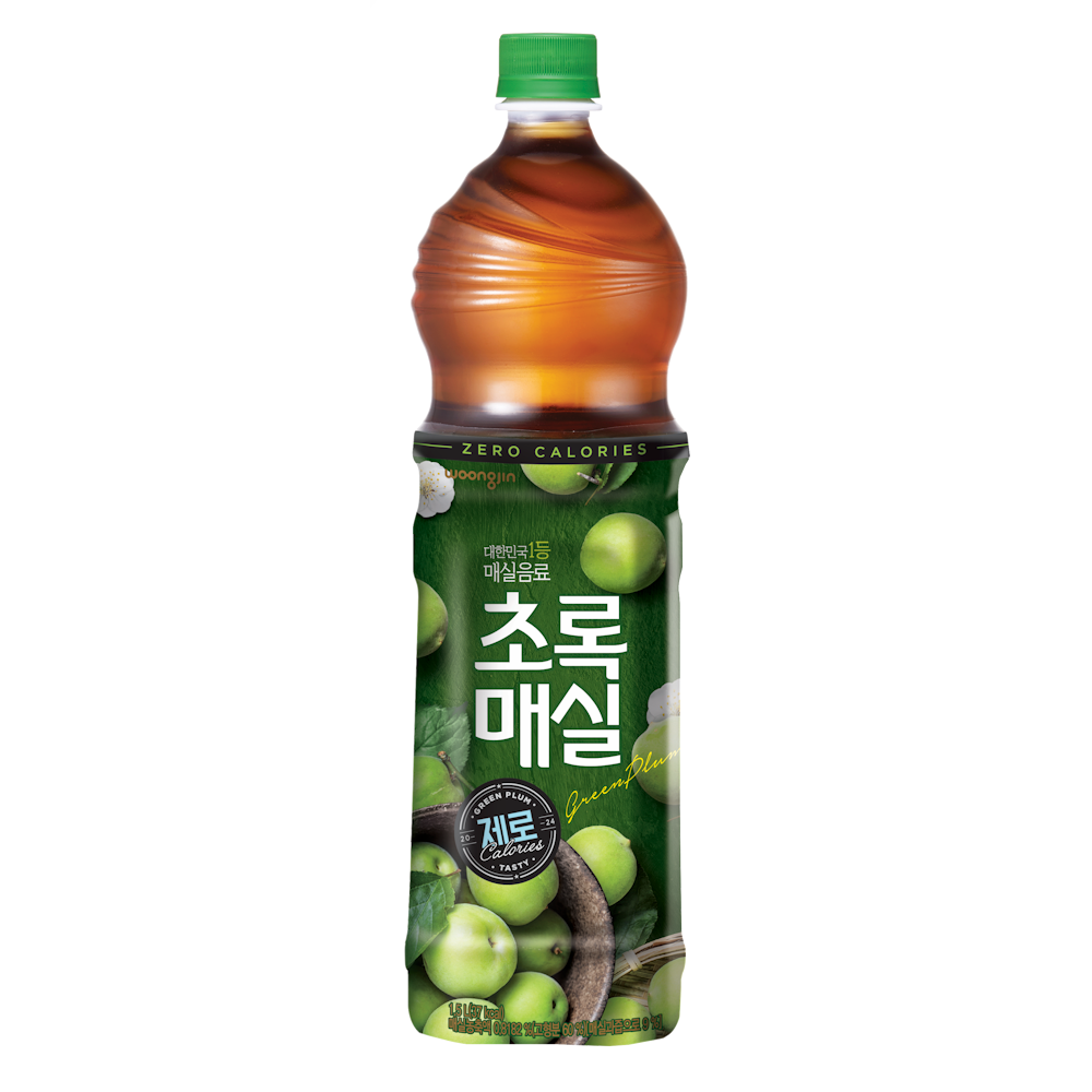 [빅세이브마켓][웅진식품] 초록매실 제로 1.5L x 12페트