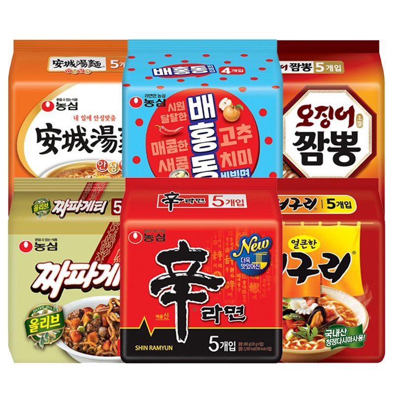 농심 사천짜파게티8봉+너구리10봉+신라면10봉(총28봉) 외 라면 모음전 짜파게티 안성탕면