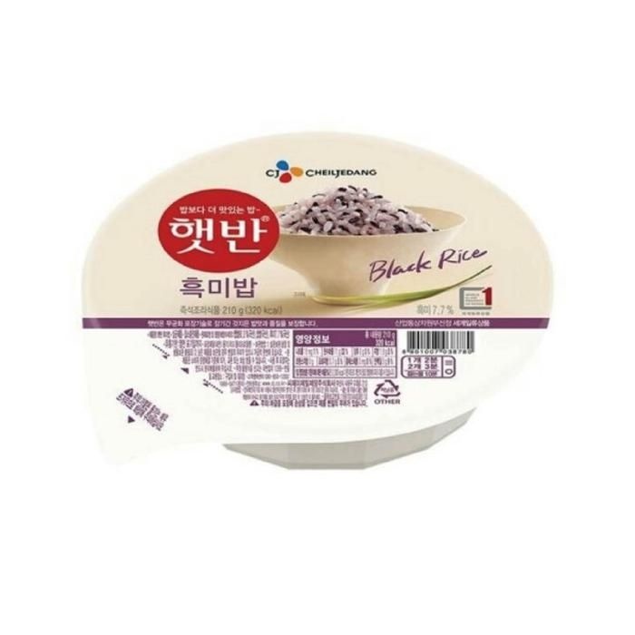 [CJ제일제당] 햇반 흑미밥 210g  36개 ([CJ제일제당] 햇반 흑미밥 210g 36개)