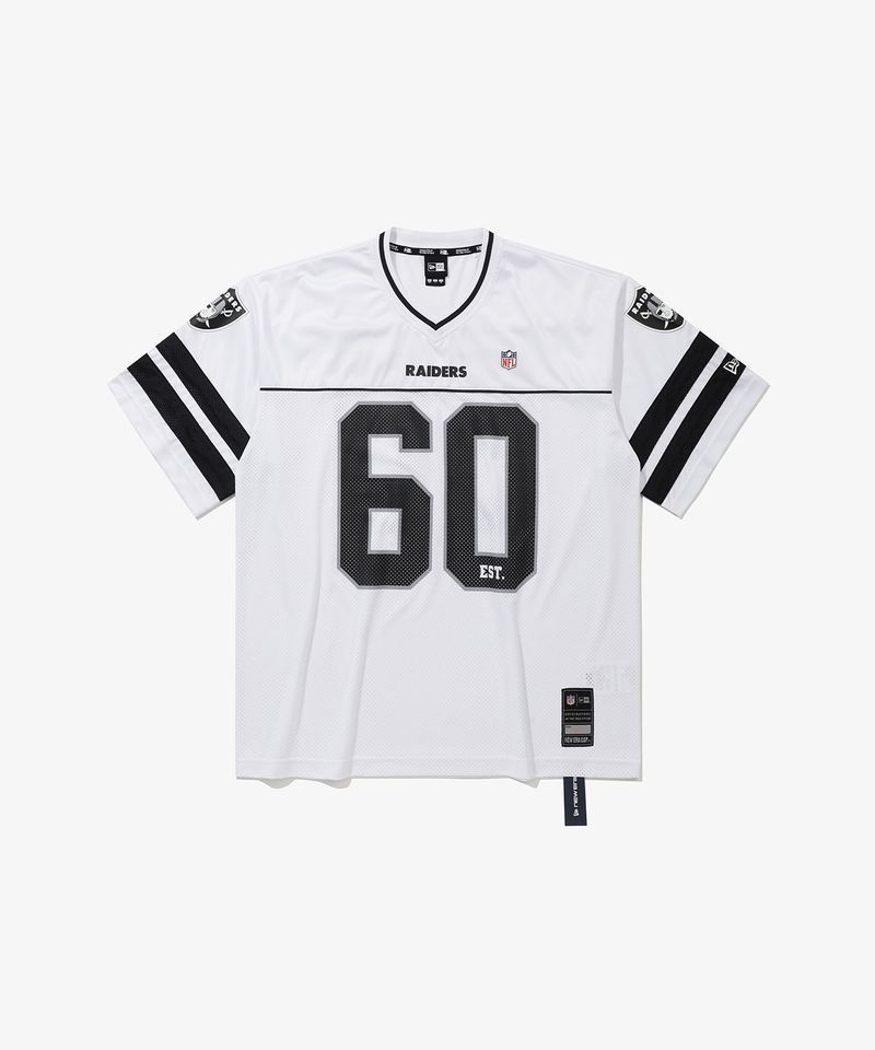 매장정품 뉴에라 NEW ERA 엔에프엘 NFL 라스베이거스 레이더스 팬 웨어 티셔츠 화이트 14954662 120092