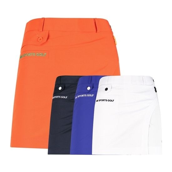 (현대Hmall) 럭스골프 여성 버클 포인트 랩 스커트형 반바지 BMU25M228W