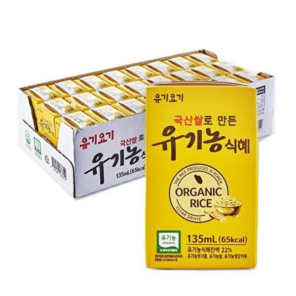 삼육식품 [삼육식품]유기요기 국산쌀로 만든 유기농 식혜 135ml x 24팩