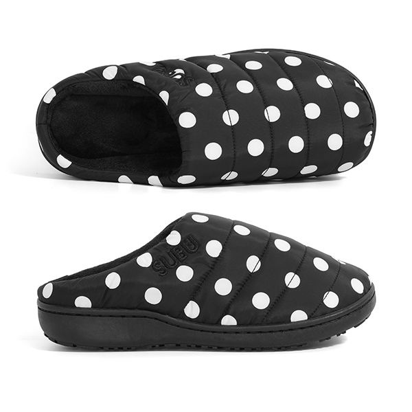 스부 SUBU DOTS (SB-63) 오리지널 퍼머넌트 F-라인 도트 기모 패딩 슬리퍼
