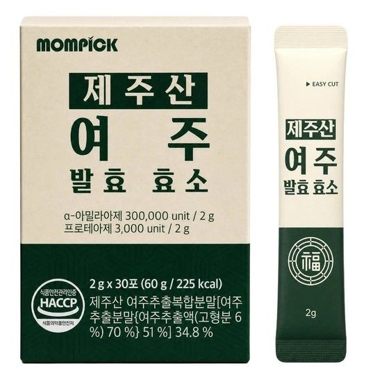 맘픽 제주 여주 발효 효소 분말 가루 추출물 2g x 30포 1박스