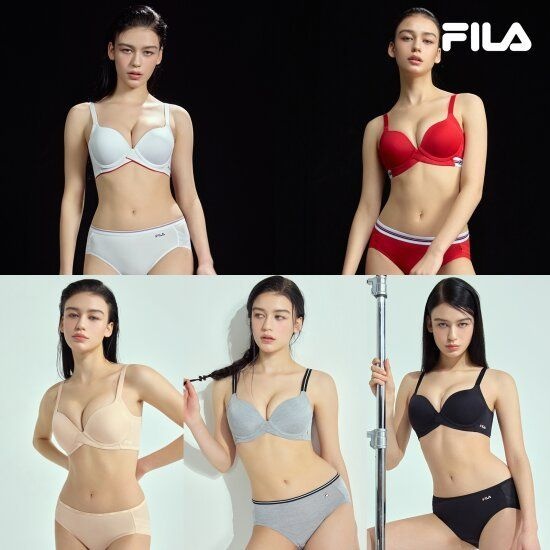 FILA [런칭159,900원] 봄맞이세일 FILA 휠라 시그니처 에디션 시즌 7 브라팬티 5세트+5종