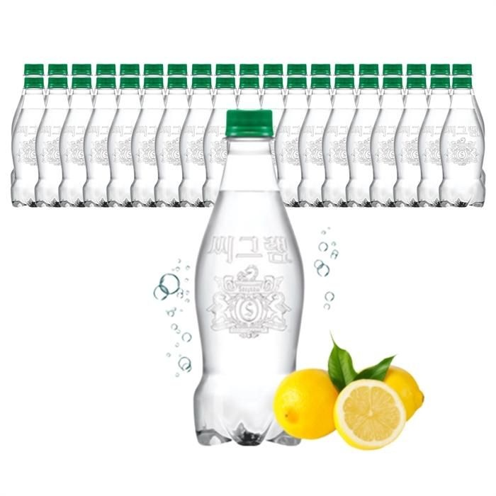 콜라음료 씨그램 라벨프리 레몬 450ml 40개