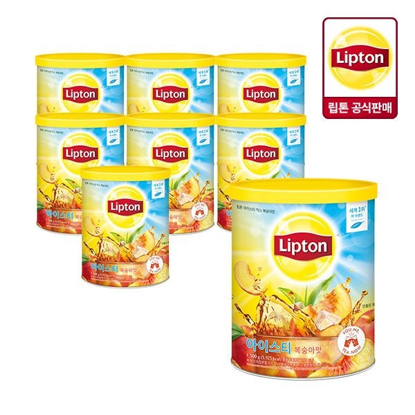 립톤 아이스티 복숭아맛 1.5kg x 8개