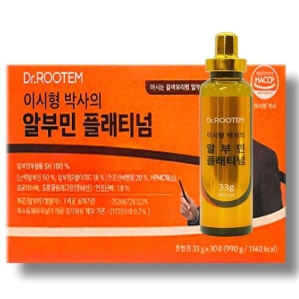 [셀러허브 식품] [보리담다] 닥터루템 이시형 박사의 알부민 플래티넘 33g x 30개입 6박스