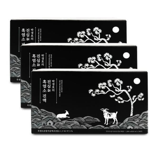 [셀러허브 식품] 박경호 진심 흑염소 진액 60ml x 30포 X 3박스
