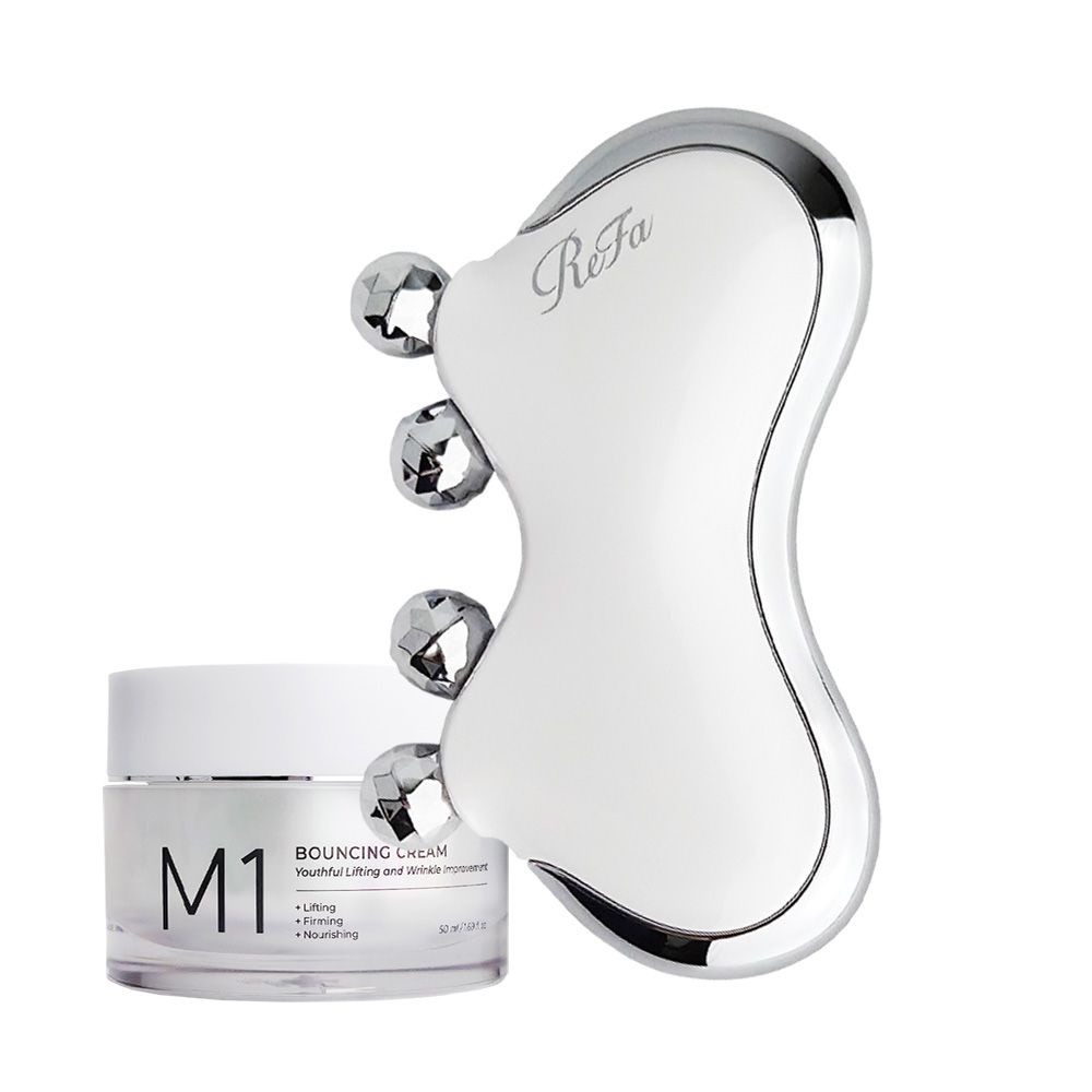 리파 카사M1 마사지기+가히 바운싱크림 50ml 세트 괄사 디바이스