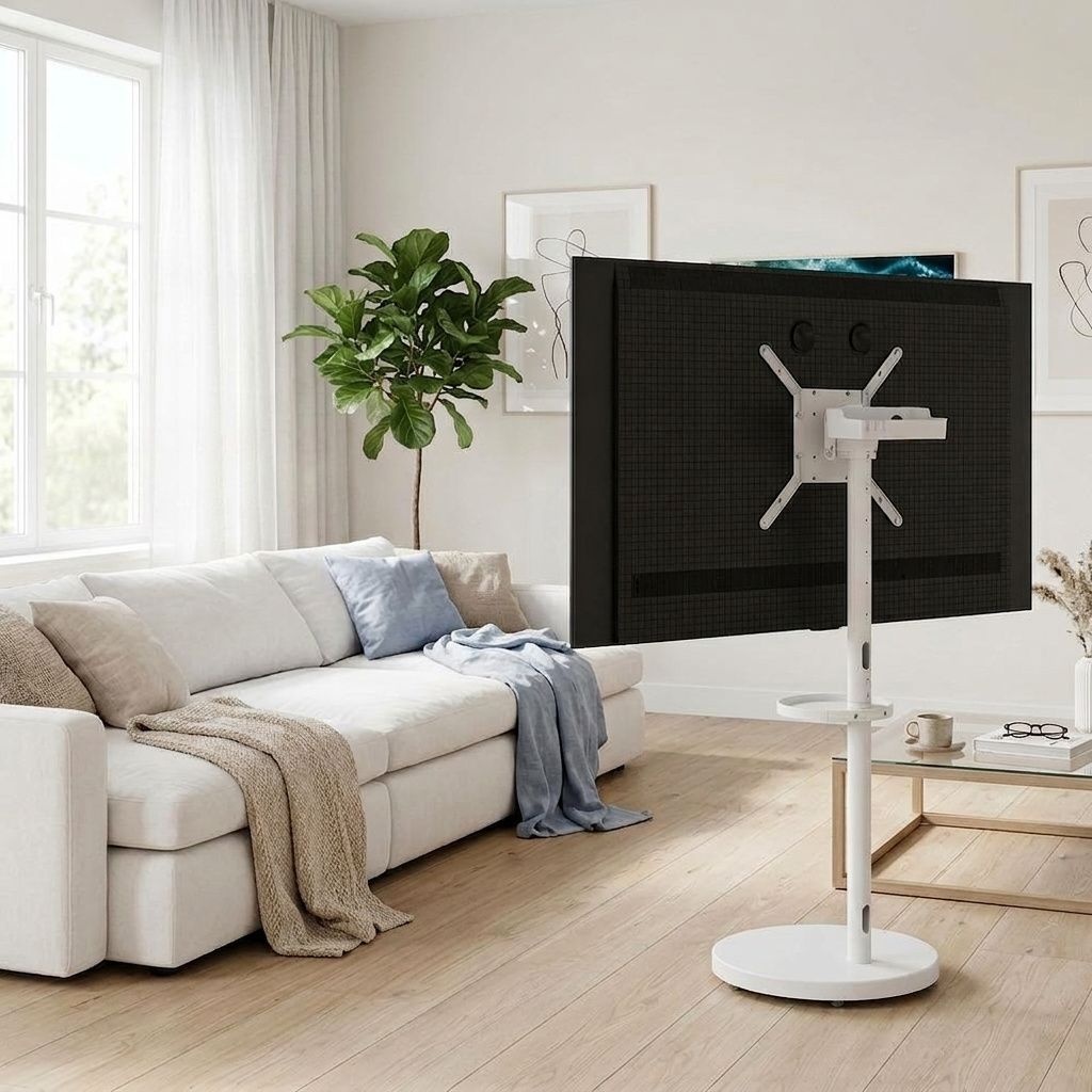 지마운트 삼탠바이미 이동식TV스탠드 GMT-FS440W 화이트