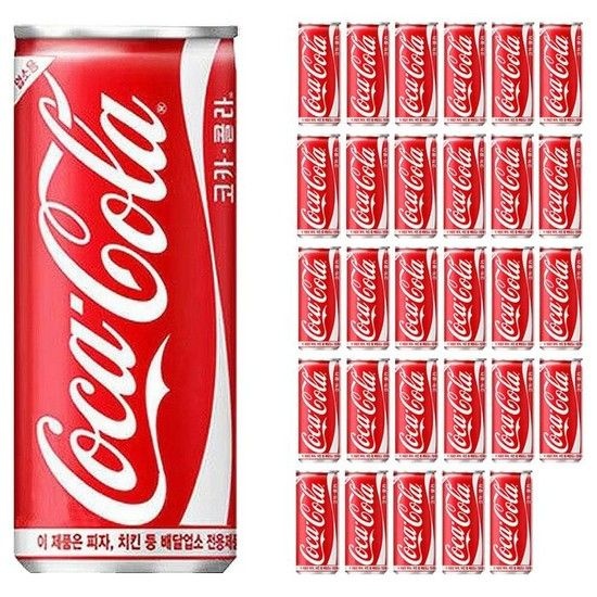 코카콜라 업소용 슬릭 245ml 음료수 30캔 탄산 사이다 (51924575)