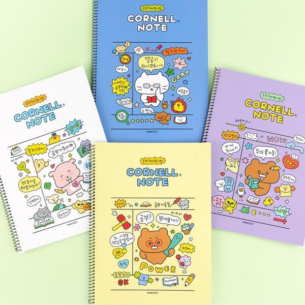 아트박스/핑크풋 핑크풋 공부천재 코넬노트 (랜덤발송)