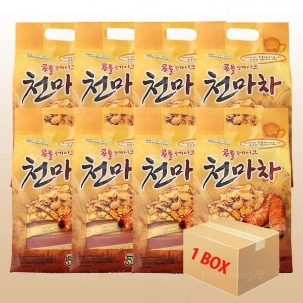 [셀러허브 식품] 동일 콘플레이크 천마차 50T x 8개 (1박스)/콘후레이크