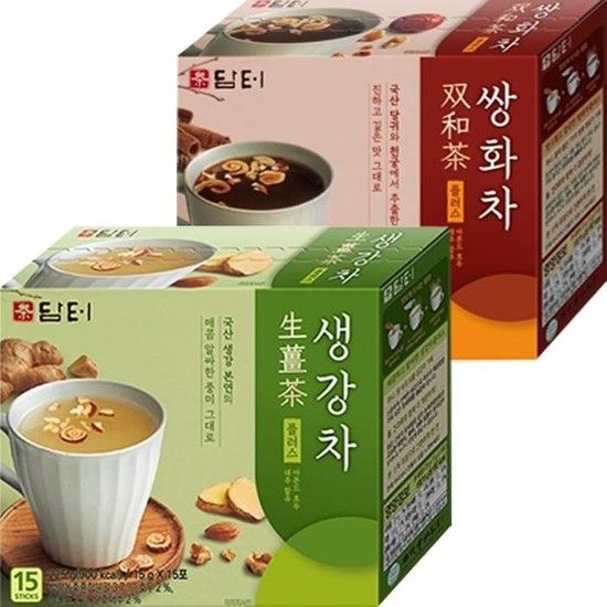 [아우트_68]생강차 15T+쌍화차 15T 담터 대추차 티백 (51857132)