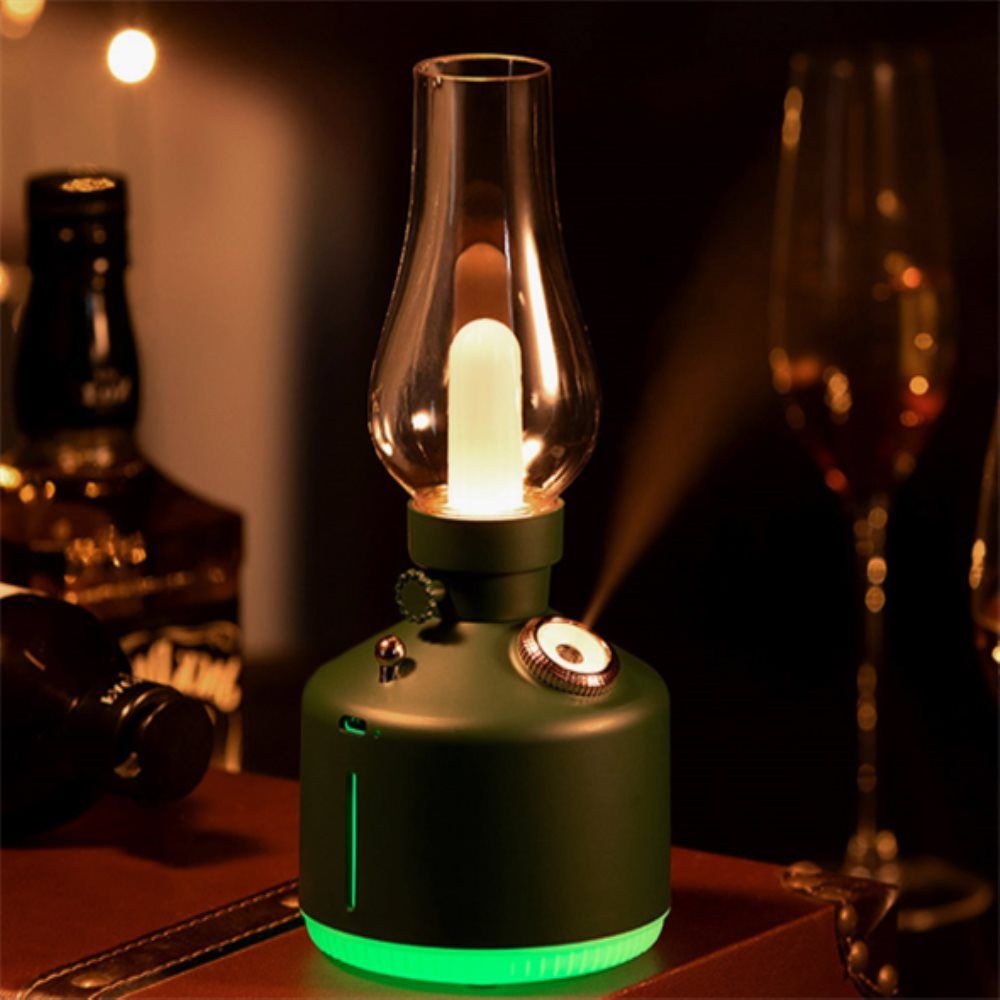 공식파트너사 랜턴 무드등 미니 가습기 280ML 탁상용 USB 캠핑 1인용 청소쉬운가습기 세척쉬운가습기