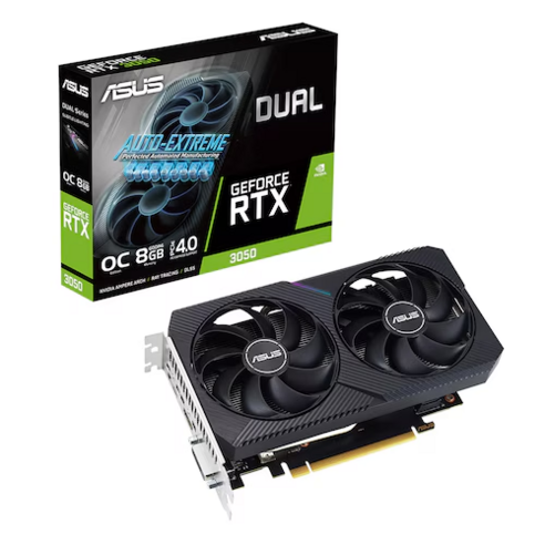 ASUS DUAL 지포스 RTX 3050 O8G OC D6 8GB 신품, DUAL-RTX3050 V2
