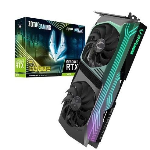 ZOTAC GAMING 지포스 RTX 3070 AMP Holo Black D6 8GB 중고 풍뎅이 2팬