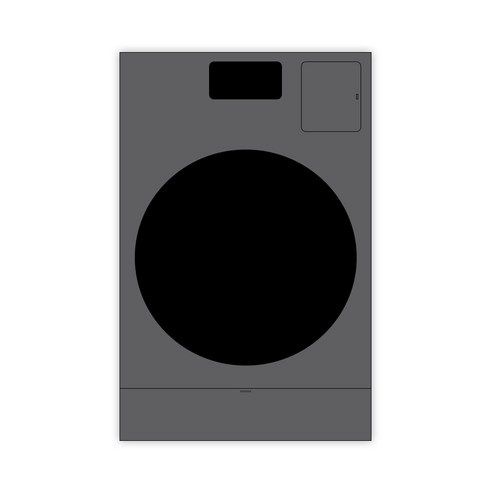 삼성  AI 콤보 세탁기 LCD 177.8mm WD90F25AHS 25kg + 18kg 방문설치, 다크스틸