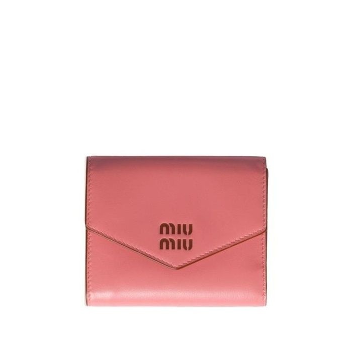 MIU MIU 미우미우 라프리마 미우미우 스몰 가죽 지갑 5MH040 2CV6 F04AN