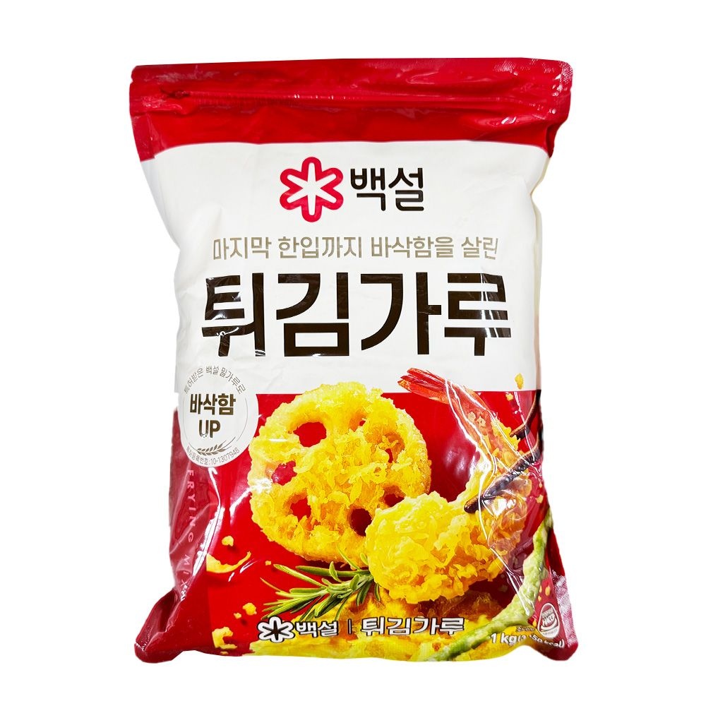 CJ제일제당 CJ 백설 튀김가루 1kg 바삭한 튀김용 가루