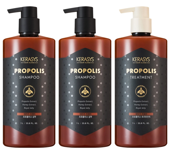 케라시스 프로폴리스 샴푸1,000ml x 2 &트리트먼트1,000ml x 1