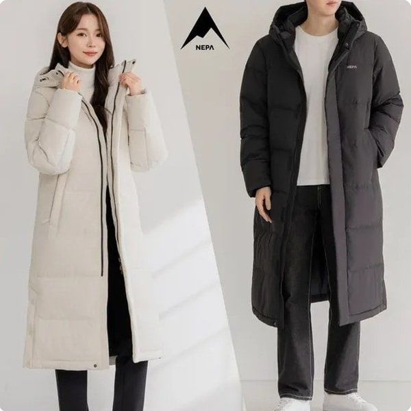 네파 339,역시즌 공용 에센셜 헤비 덕 롱다운 벤치파카 720862673664