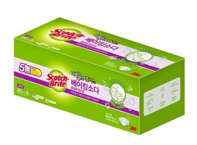 스카치브라이트 일회용 물걸레 청소포 50매