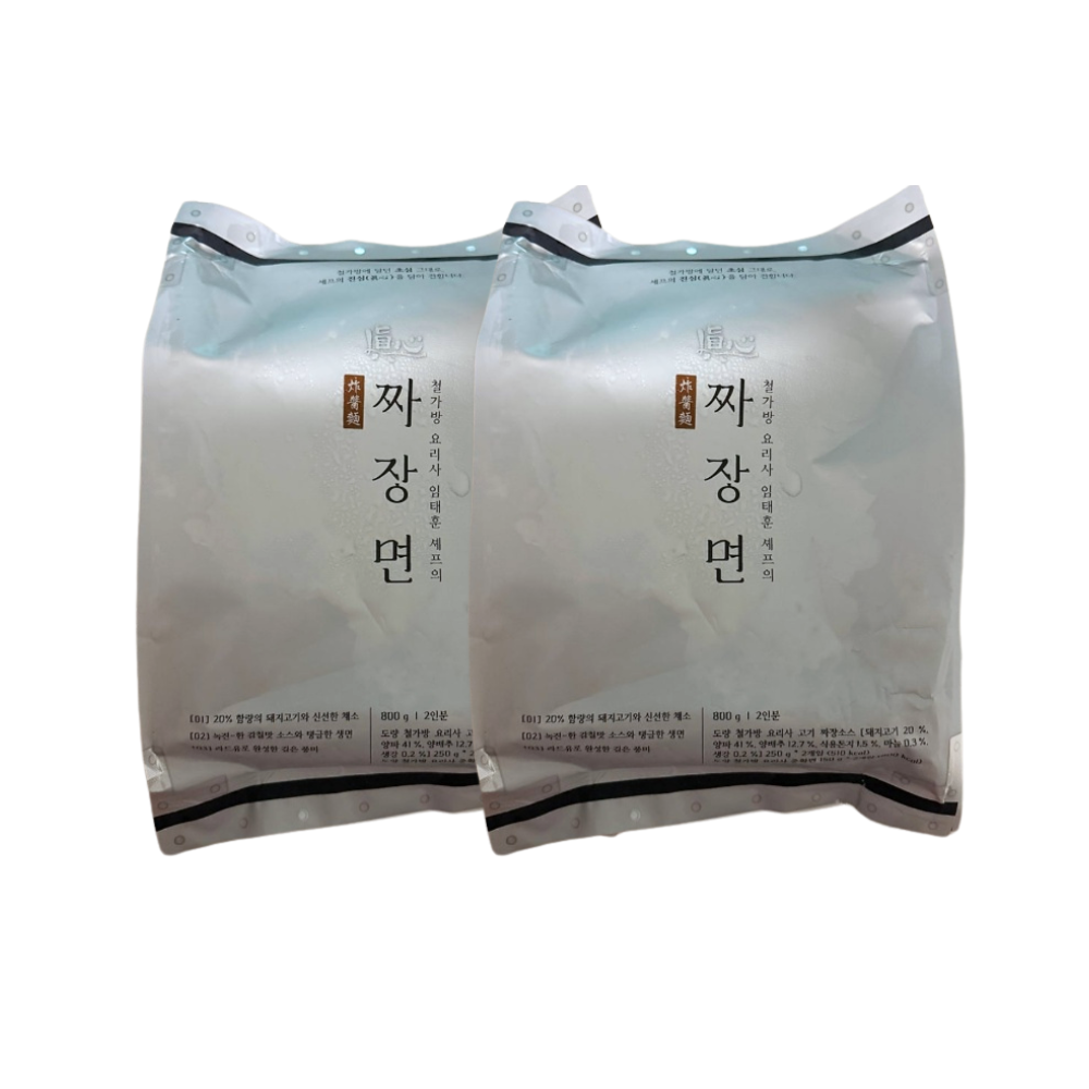 대영식품 철가방요리사 임태훈 셰프 짜장 중식 캠핑 밀키트 간편조리 800g x2개 (4인분)