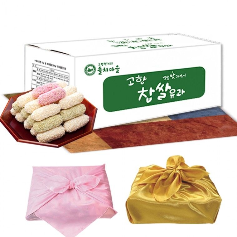 혼합유과 선물세트  900g 찹쌀유과 백년초유과 쑥유과 한과 선물 세트