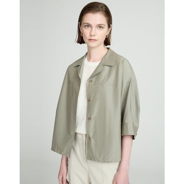 닥스 닥스 [25FW [닥스레이디스 위크카키 절개장식 오픈카라 DLSH5C703K2 509045