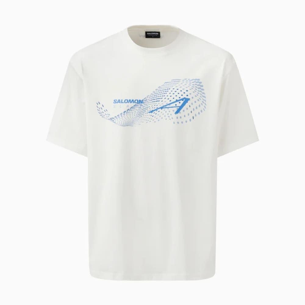 살로몬 남녀공용 파로 숏 슬리브 화이트 S262001HTS56 LD0035600