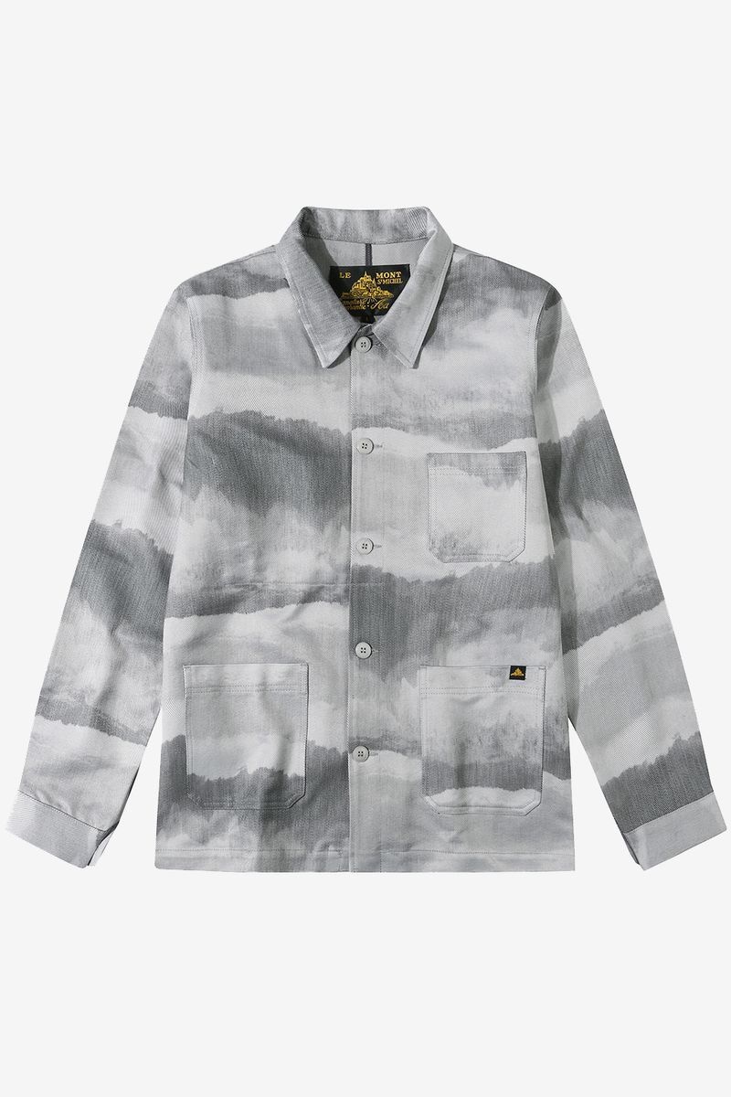 LE MONT ST MICHEL 르몽생미셸 LE MONT ST MICHEL VOGO - JACQUARD JACKET_Grey