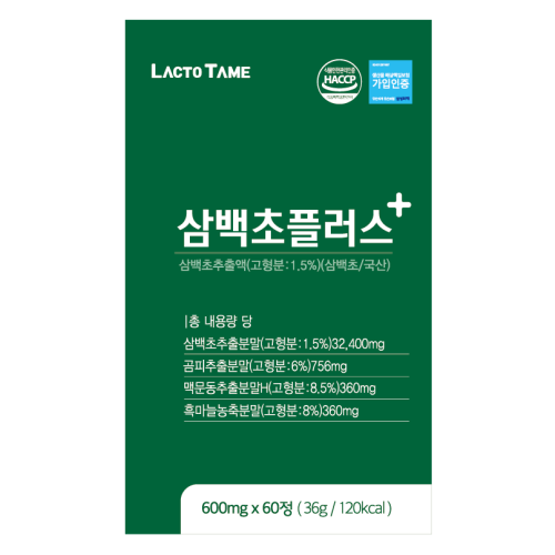 락토테미 삼백초 플러스 600mg x 60정235420