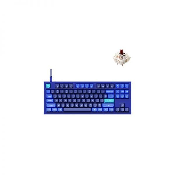 Keychron [해외] Keychron 키크론 Q3 QMK VIA 유선 커스텀 기계식 키보드 풀 알루미늄 텐키리스 레이아웃 프로그래밍 가능한 매크로 기