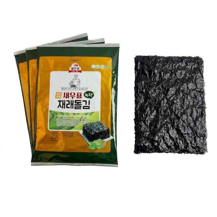새우표 완도 녹차재래 돌김전장 30g x 40봉
