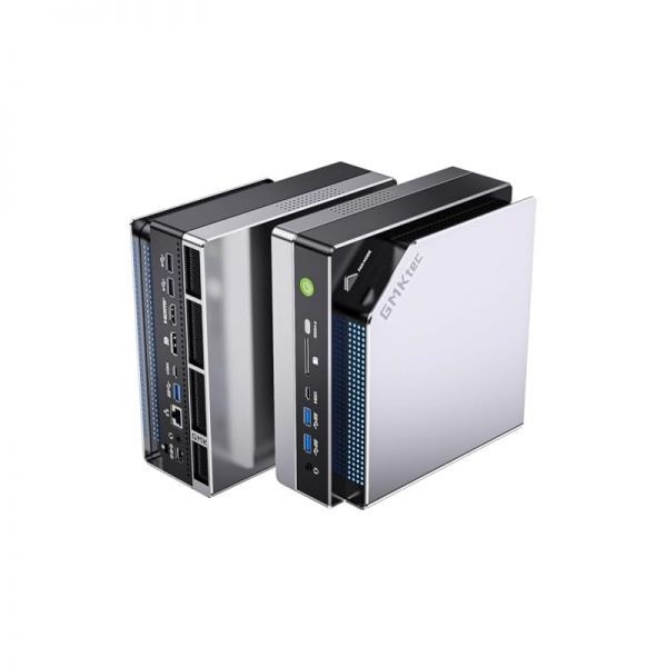 [해외] GMKtec EVO X2 AI 미니 PC Ryzen Al Max 395 최대 5.1GHz 게이밍 컴퓨터 128GB LPDDR5X 8000MHz 16GB 8 2TB PCIe 4.0 SSD 쿼드 스크린 8K 디스