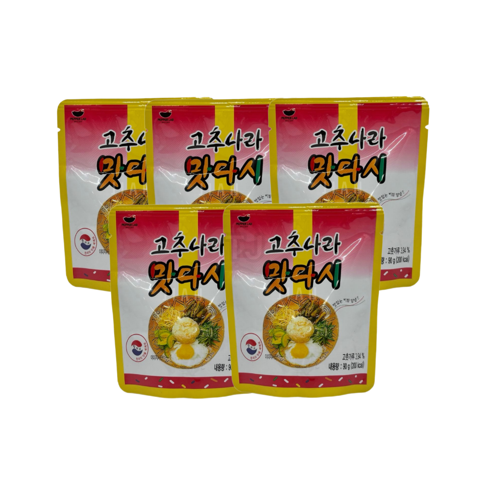 고추나라 맛다시 90g x 5개 밥에 비벼 먹는 간편하고 맛있는 비빔밥 양념 고추장 소스